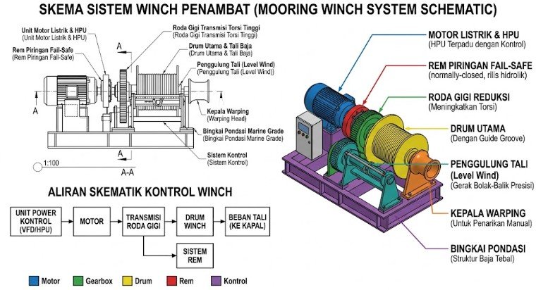 skema dock winch