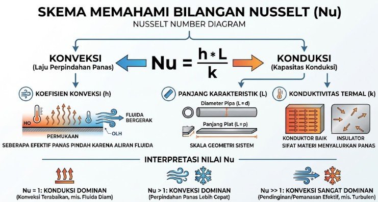 skema memahami nusselt number